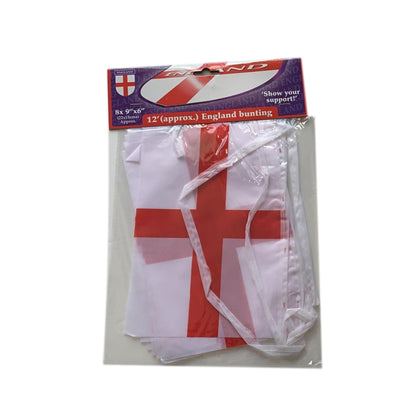 12ft England St George Bunting Banner