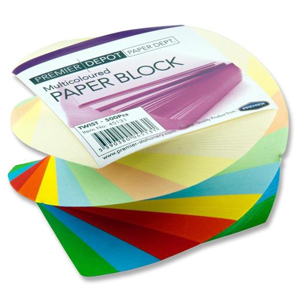 500 Sheet Twisted Block by Premier Office