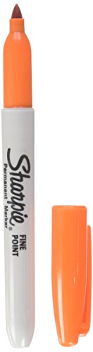 Orange Sharpie Fine Point Permanent Marker Pen