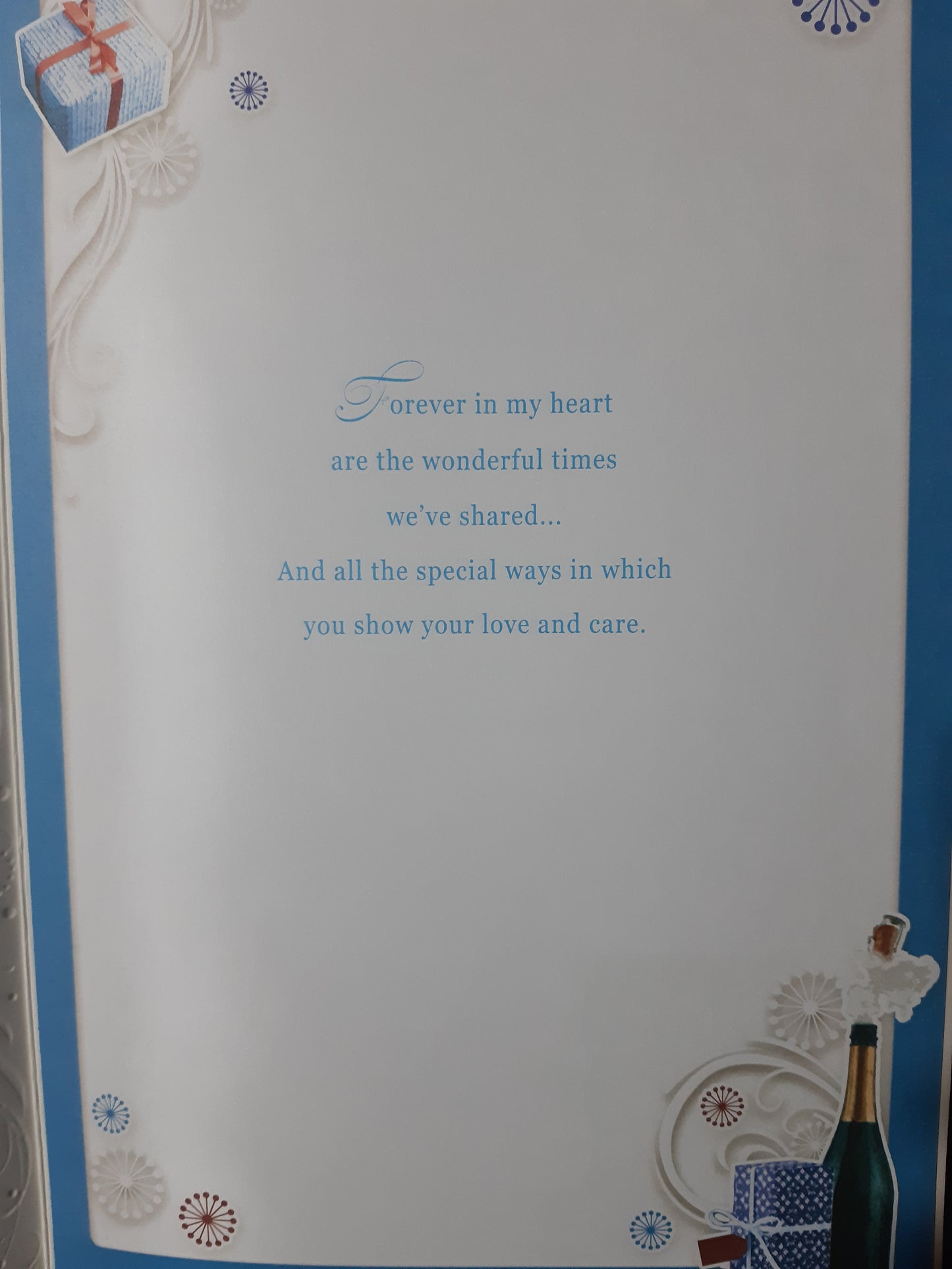 Happy Birthday to The Man In My Life Opacity Card