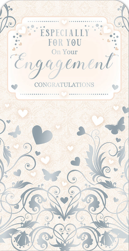 Congratulation On Your Engagement Luxury Gift Money Wallet Card