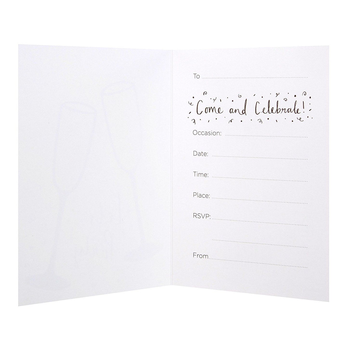 Hallmark Let's Party Invitations (Pack of 8)