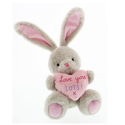 Bebunni Rabbit Medium Sitting with Heart 16 cms - Love You Lots