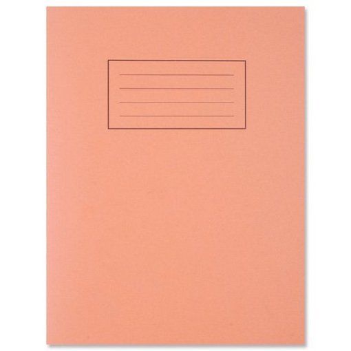 5 x Silvine Orange A4 Squared Maths School Exercise Books EX113