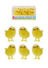 Pack of 6 3.5cm Yellow Easter Chicks