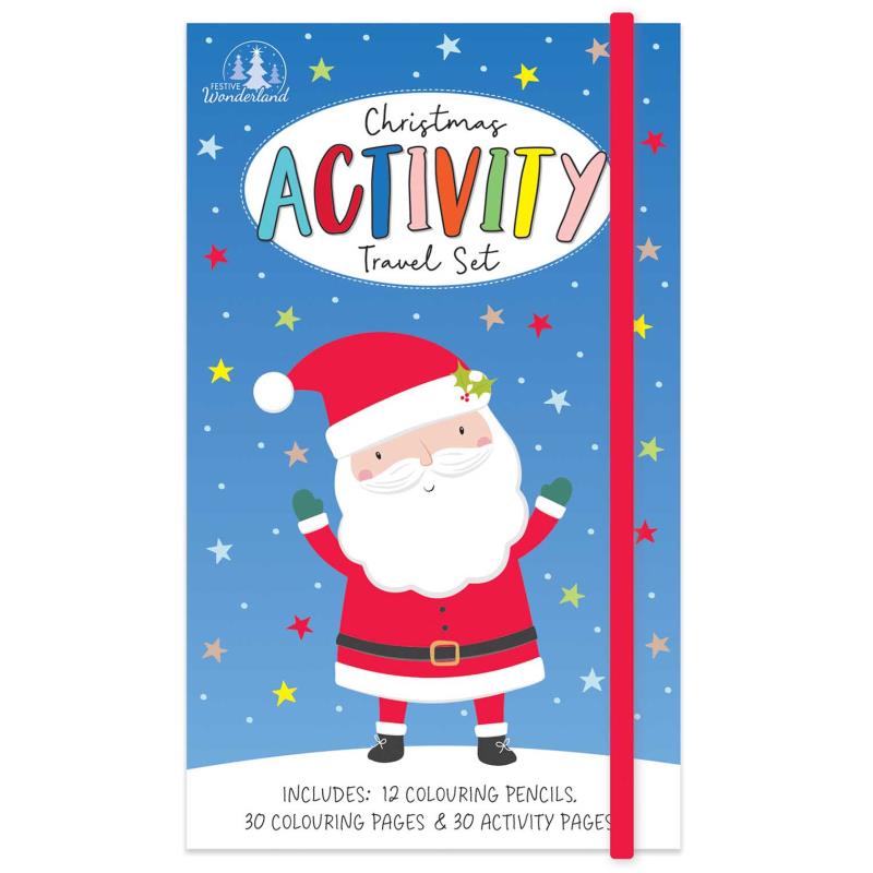 Foldable Christmas Activity Travel Set