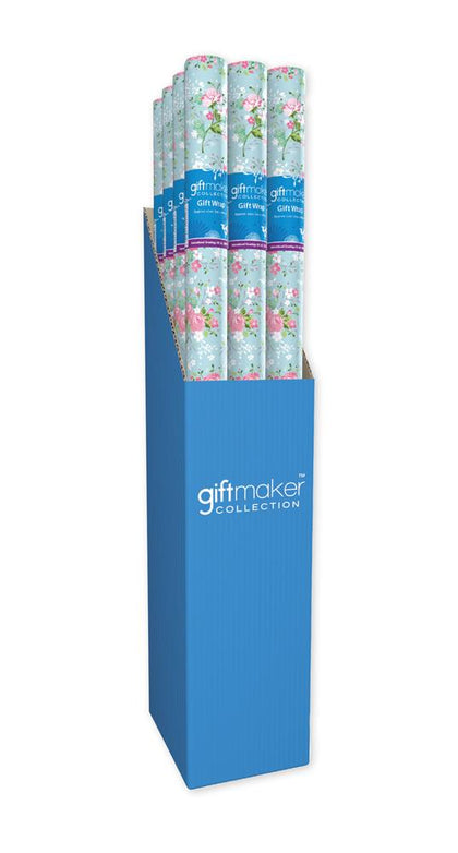 2m Floral Design Gift Wrap Roll