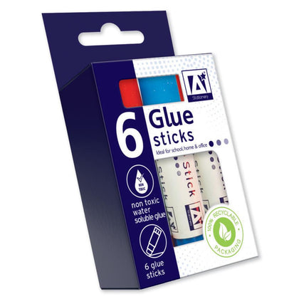 Pack of 6 Glue Sticks