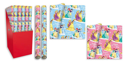 3m Disney Princess Design Christmas Gift Wrapping Paper