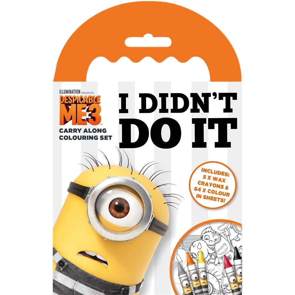 Despicable Me 3 Carry Along Colouring Set