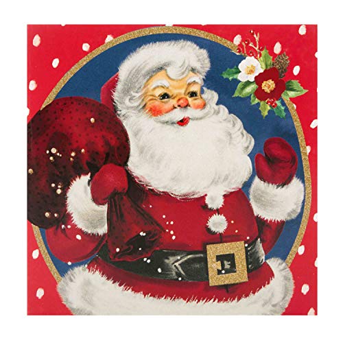 Pack of 10 Hallmark Santa Design Charity Christmas Cards