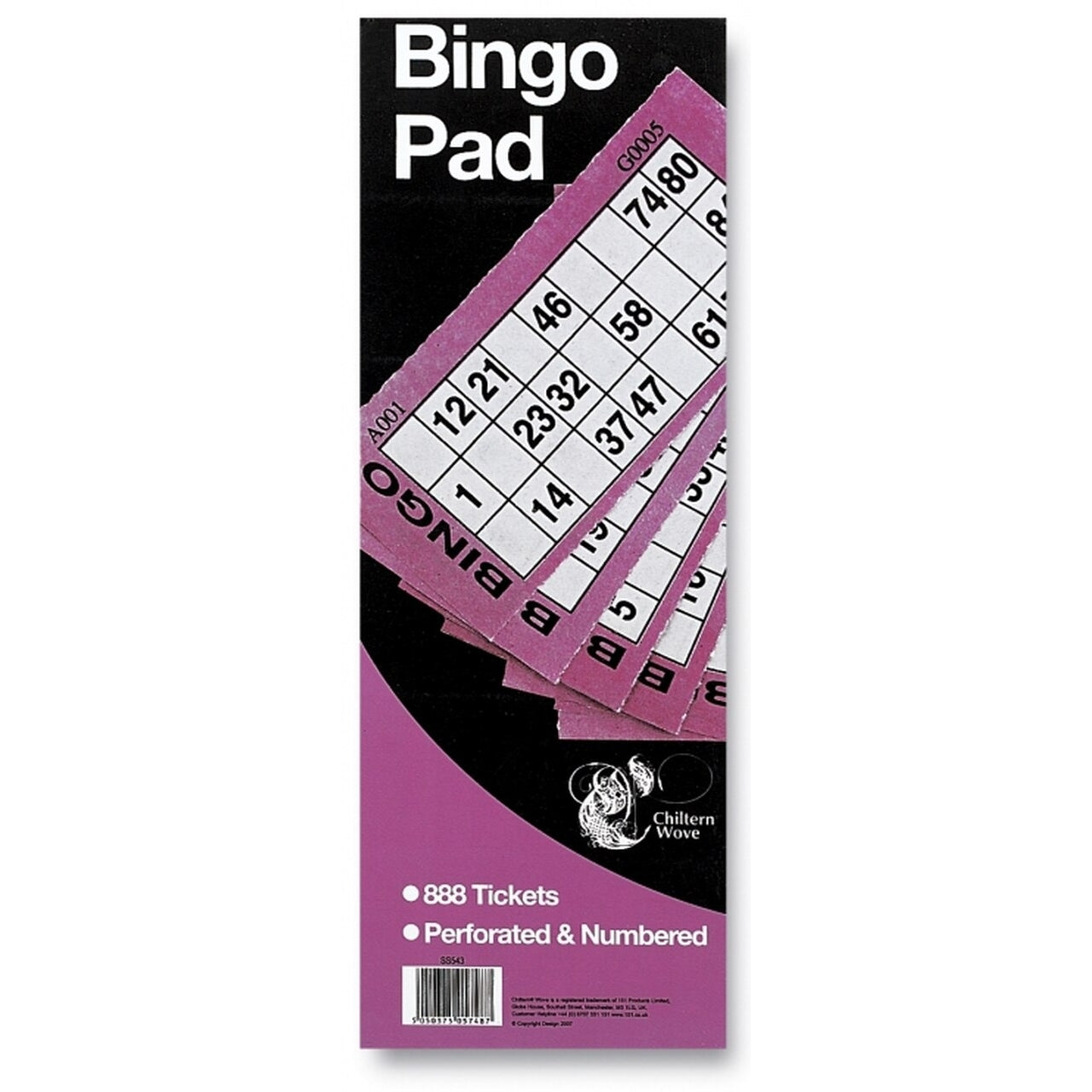 Bingo Ticket Pad (888 Tickets)