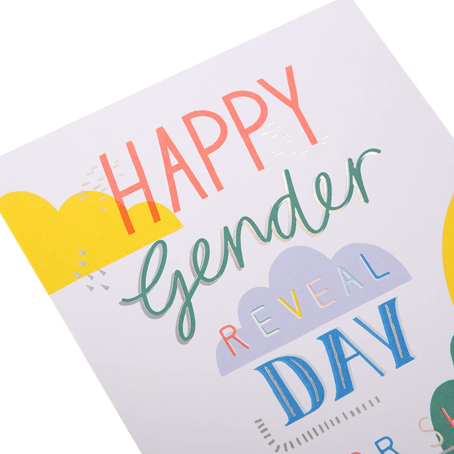 Happy Gender Reveal Day Open Greeting Card