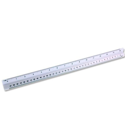 30cm Triangular Scale Ruler In Case by Premier Universal