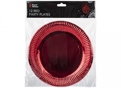 Pack of 12 Red Plated 9