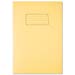 Pack of 2 Yellow A4 Exercise Book Ruled and Margin 80 Pages - Class Children