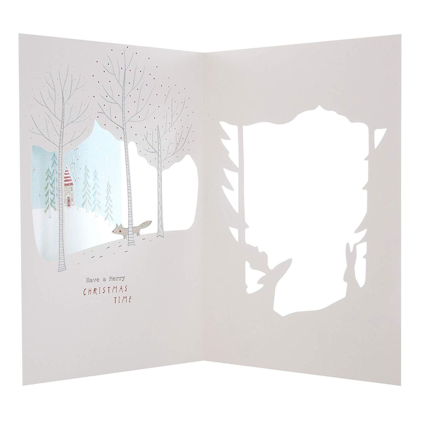 Brother and Partner Christmas Card 'Happiness'