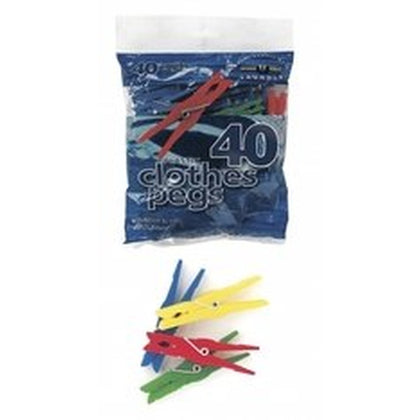 Plastic Clothes Pegs (30 Pack)