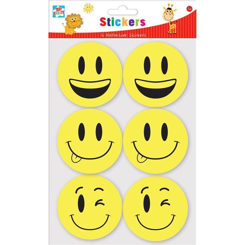 Pack of 6 Reflective Stickers