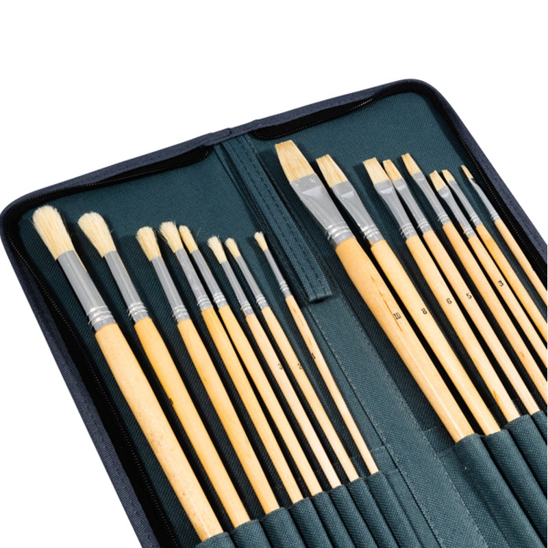 16 Piece Artists Brush Set