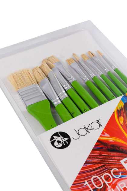 Natural Bristles Brush Set For Oil Paint