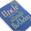 Birthday Card for Uncle Contemporary Text Design