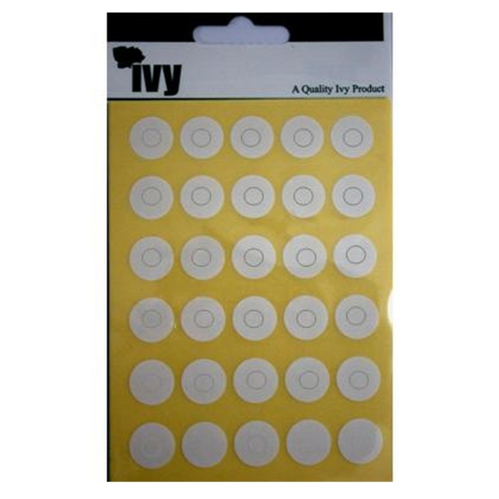 Pack of 210 White Reinforcing Rings 13mm Stickers