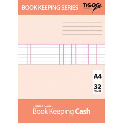 A4 Book Keeping Cash Book