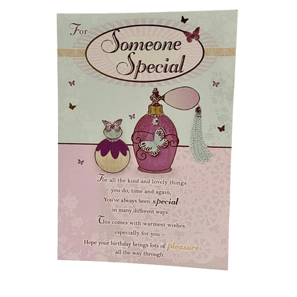 Someone Special Perfume Birthday Card