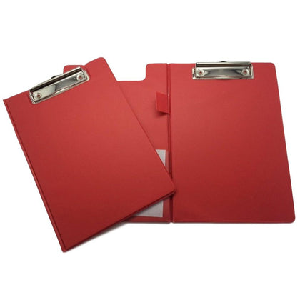 Red A5 Foldover Clipboard