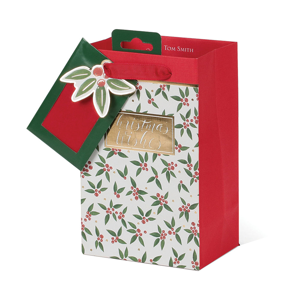 Merry Berry Design Christmas Perfume Gift Bag– Choice Wholesale