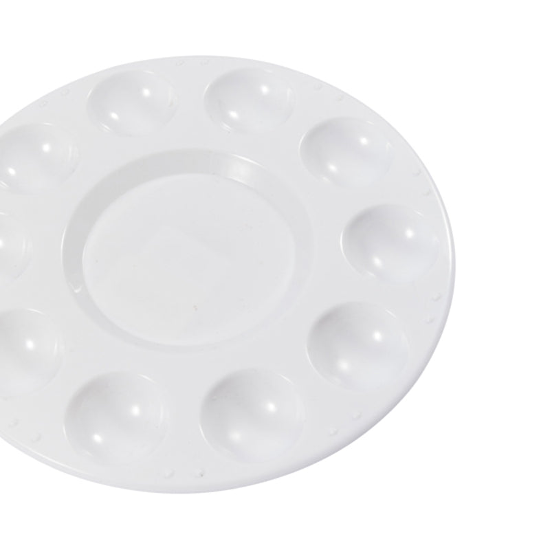 White Round Plastic Palette