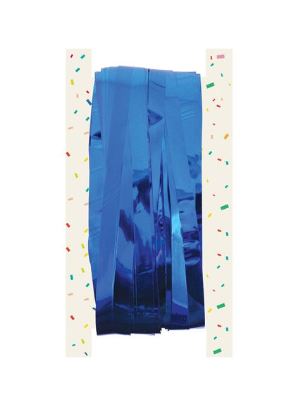 Blue Foil Door Curtain (92x244cm)