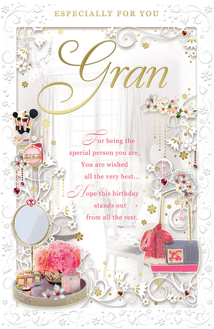 Gran Birthday Opacity Card