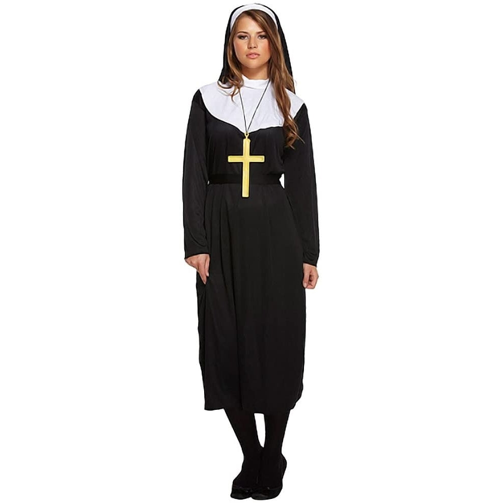 Ladies Nun Fancy Dress Costume Choice Wholesale