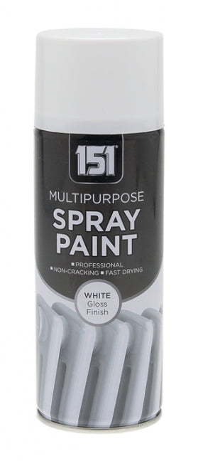 151 Multipurpose White Gloss Spray Paint 400ml