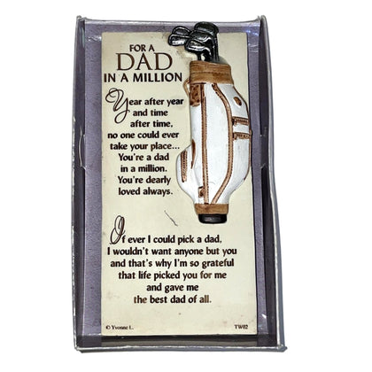 A Dad In A Million Timeless Words Plaque