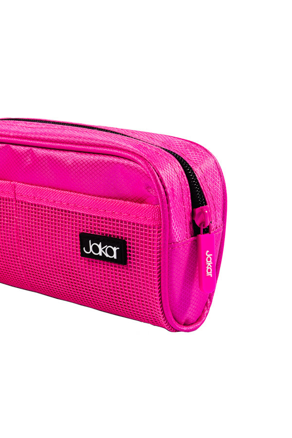 U-Shaped Pencil Case With Mesh Pockets