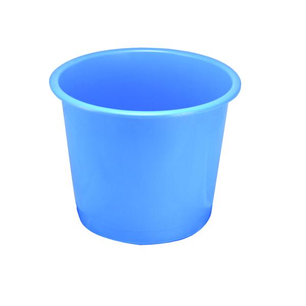 Q-Connect Waste Bin 15 Litre Blue CP025KFBLU
