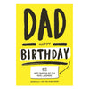 Contemporary Humour Design Dad Birthday Card