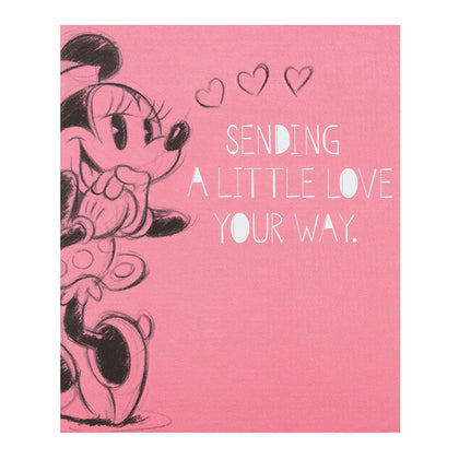 Disney Minnie Birthday Card Sending Love