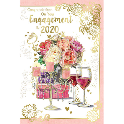 Congratulations On Your Engagement In 2020 Celebrity Style Greeting Card