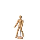 8" Wooden Male Manikin