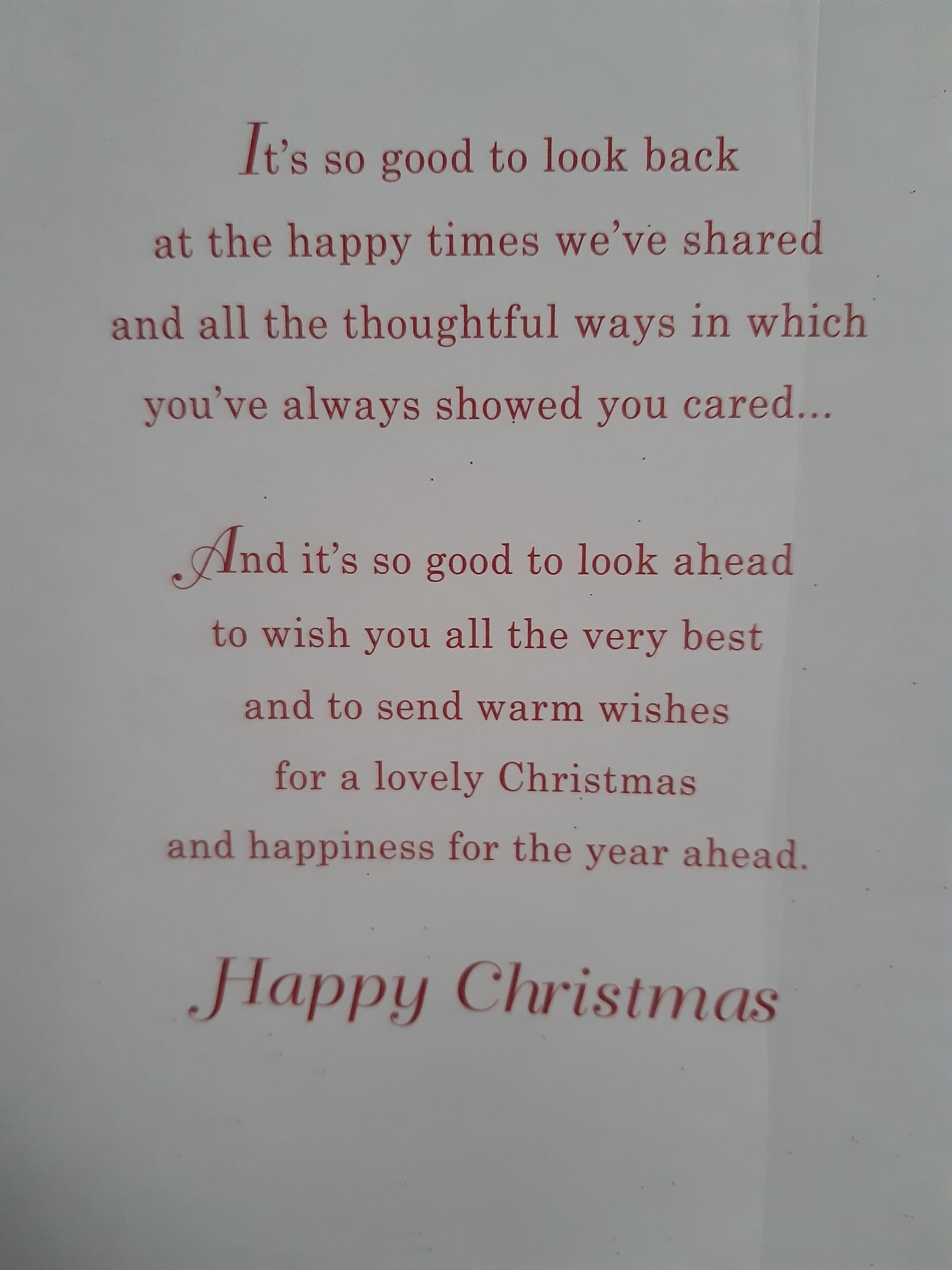 For a Someone Special Hanging Decorative Baubles Design Christmas Card