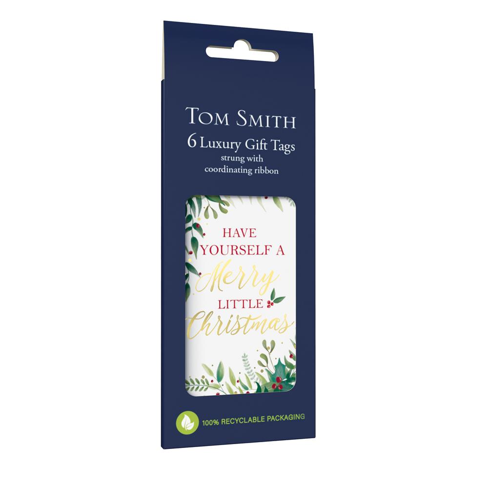 Pack of 6 Merry Berry Luxury Christmas Gift Tags