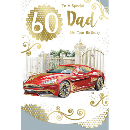 To a Special Dad On Your 60th Birthday Celebrity Style Greeting Card