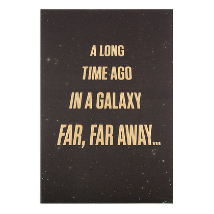 Star Wars Birthday Card 'Galaxy Far Far Away'