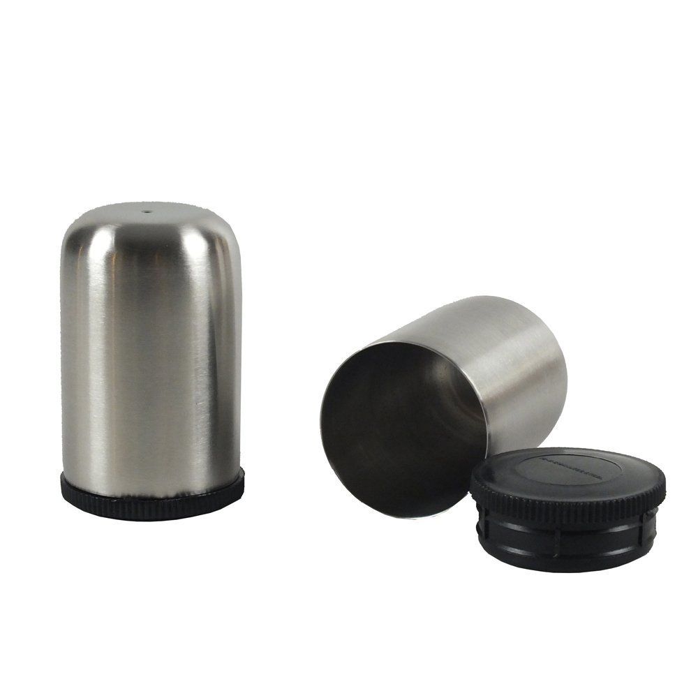 Stainless Steel Salt and Pepper Shakers