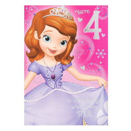 Disney 4th Birthday Card Treats and Fun