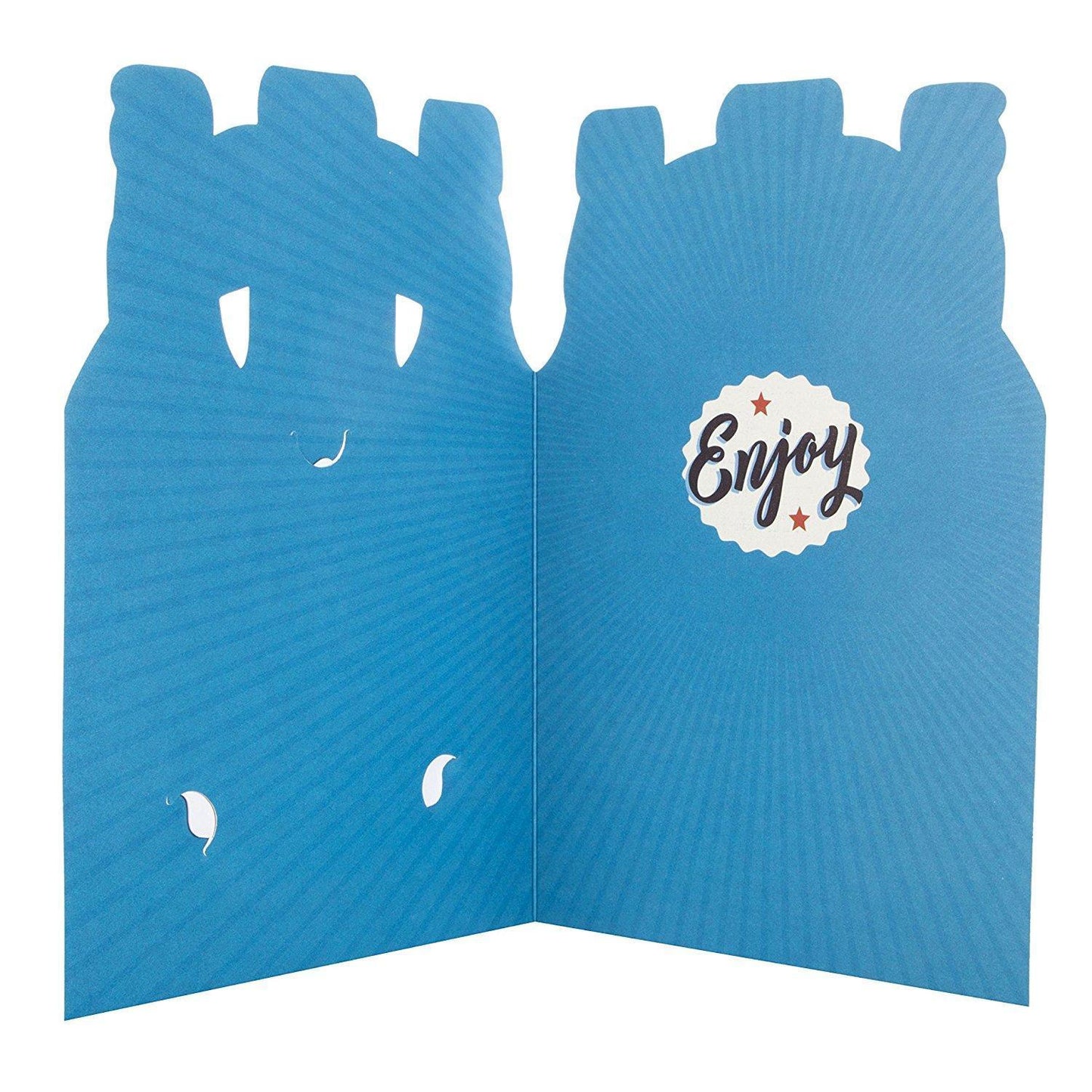 Father's Day Card 'Drinks Coaster' Die Cut